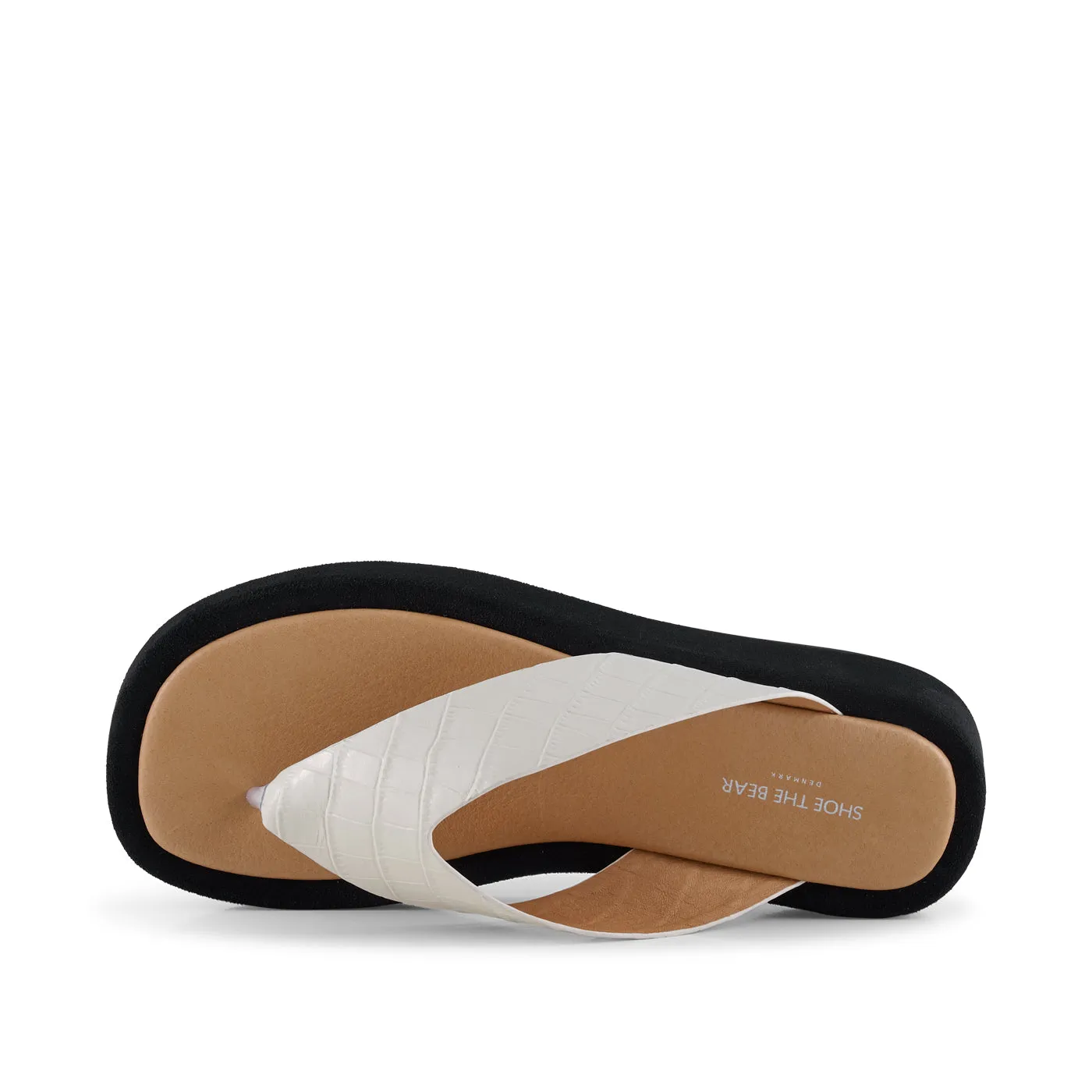 Astrid sandal leather - OFF WHITE CROCO