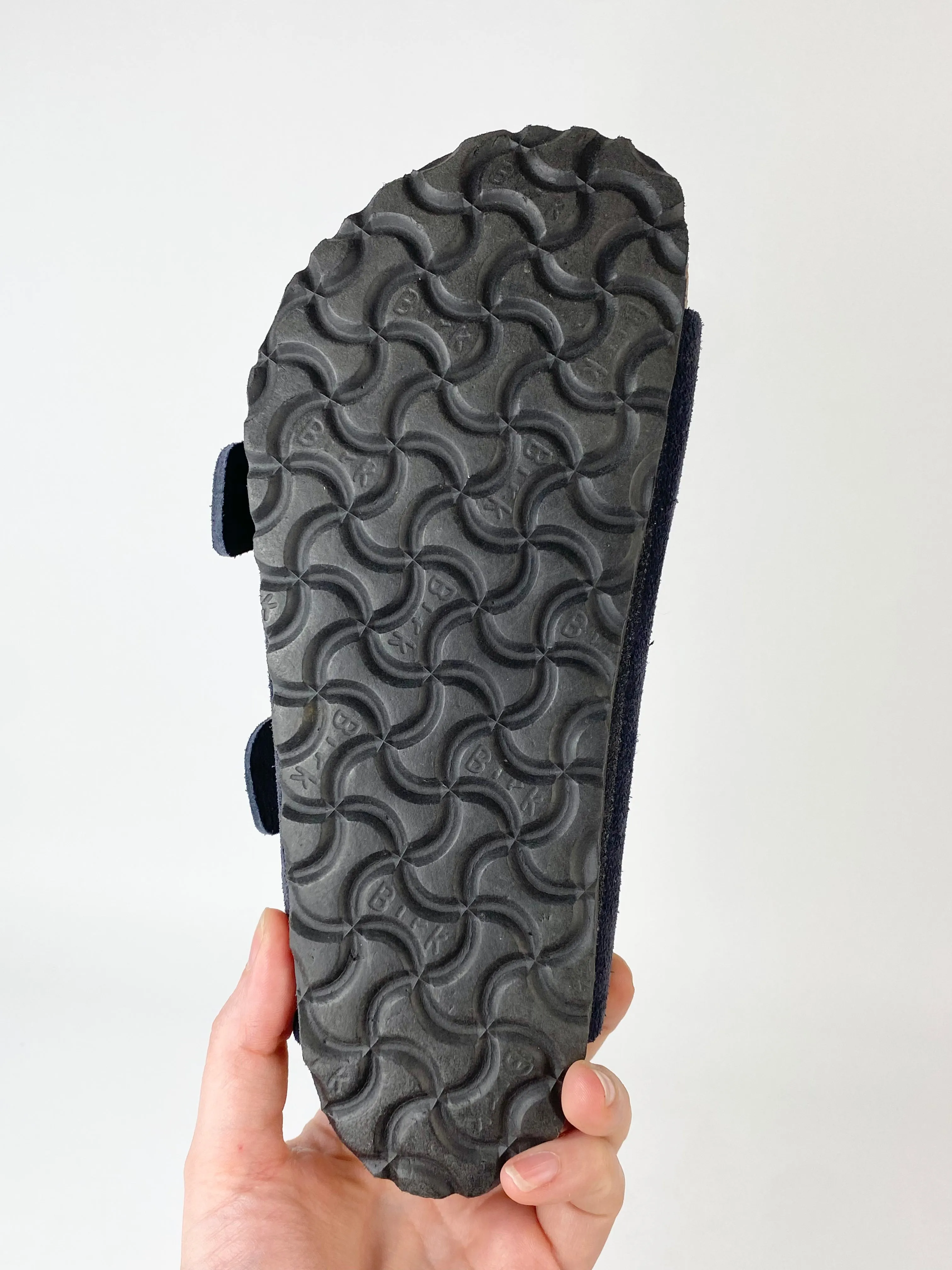 Birkenstock Arizona Midnight Blue Suede Sandals - EU35