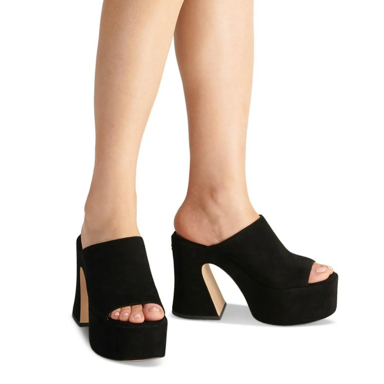 Bobi Woven Slip On Platform Sandals