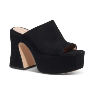 Bobi Woven Slip On Platform Sandals