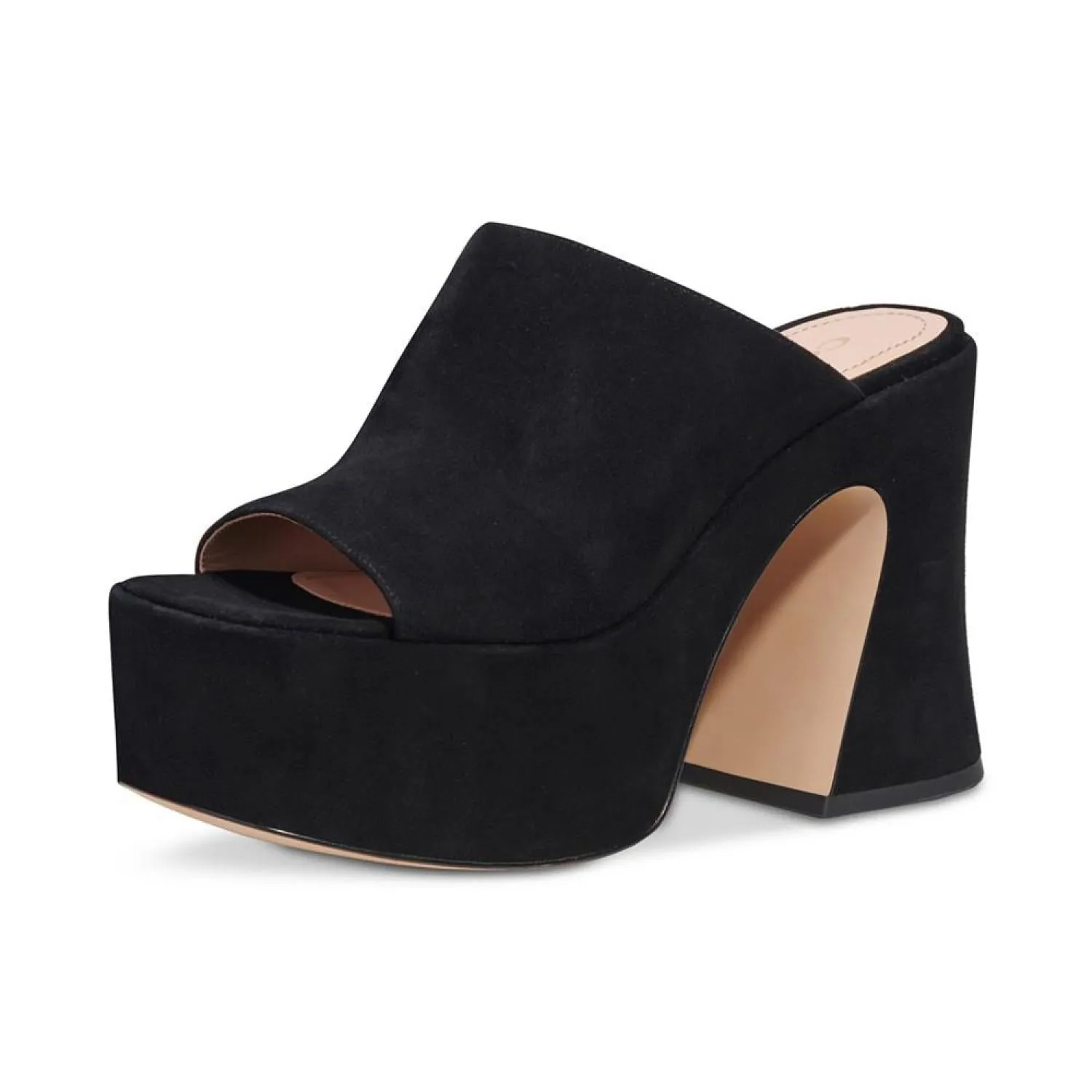Bobi Woven Slip On Platform Sandals