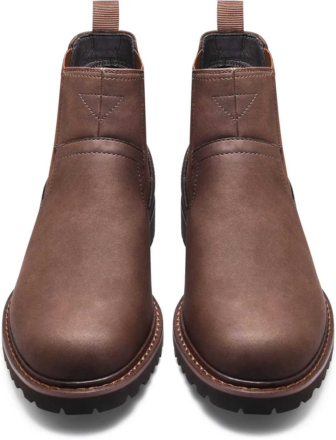 CGRRBW Men's Chelsea Boots Faux Leather Casual Boots for Men