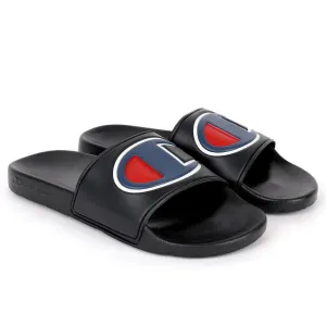 Champ Life Circle Logo Ipo Men's Slides -Black