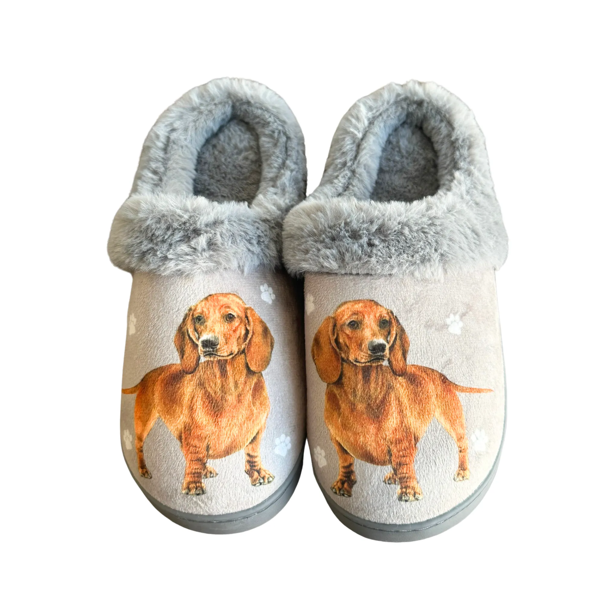 Dachshund Red Snuggs Slippers