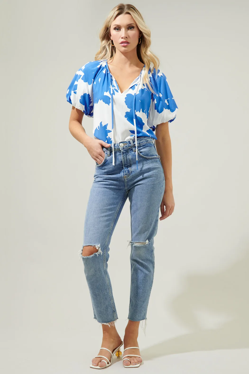 Don't Be Shy Overseas Balloon Sleeve Top