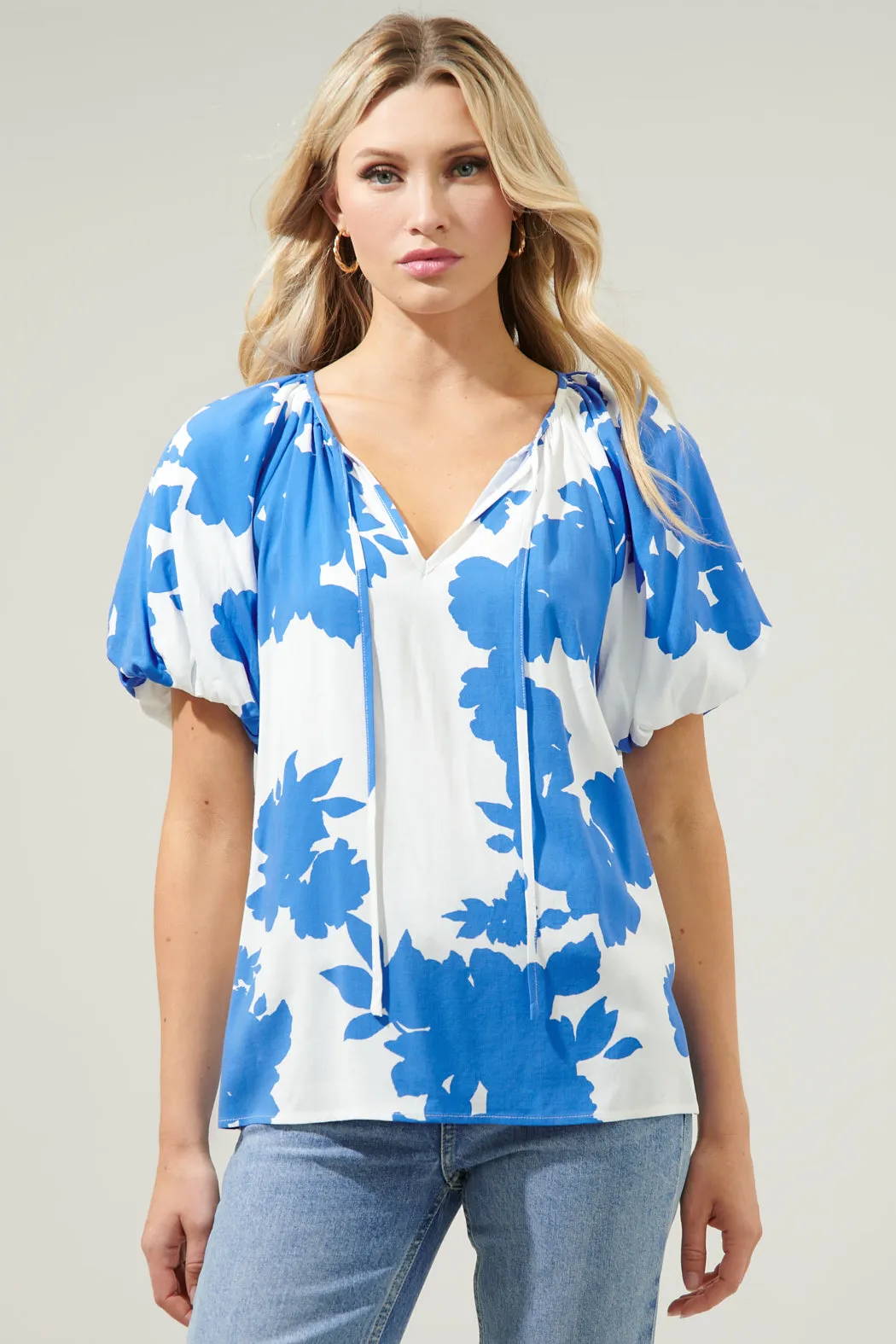 Don't Be Shy Overseas Balloon Sleeve Top