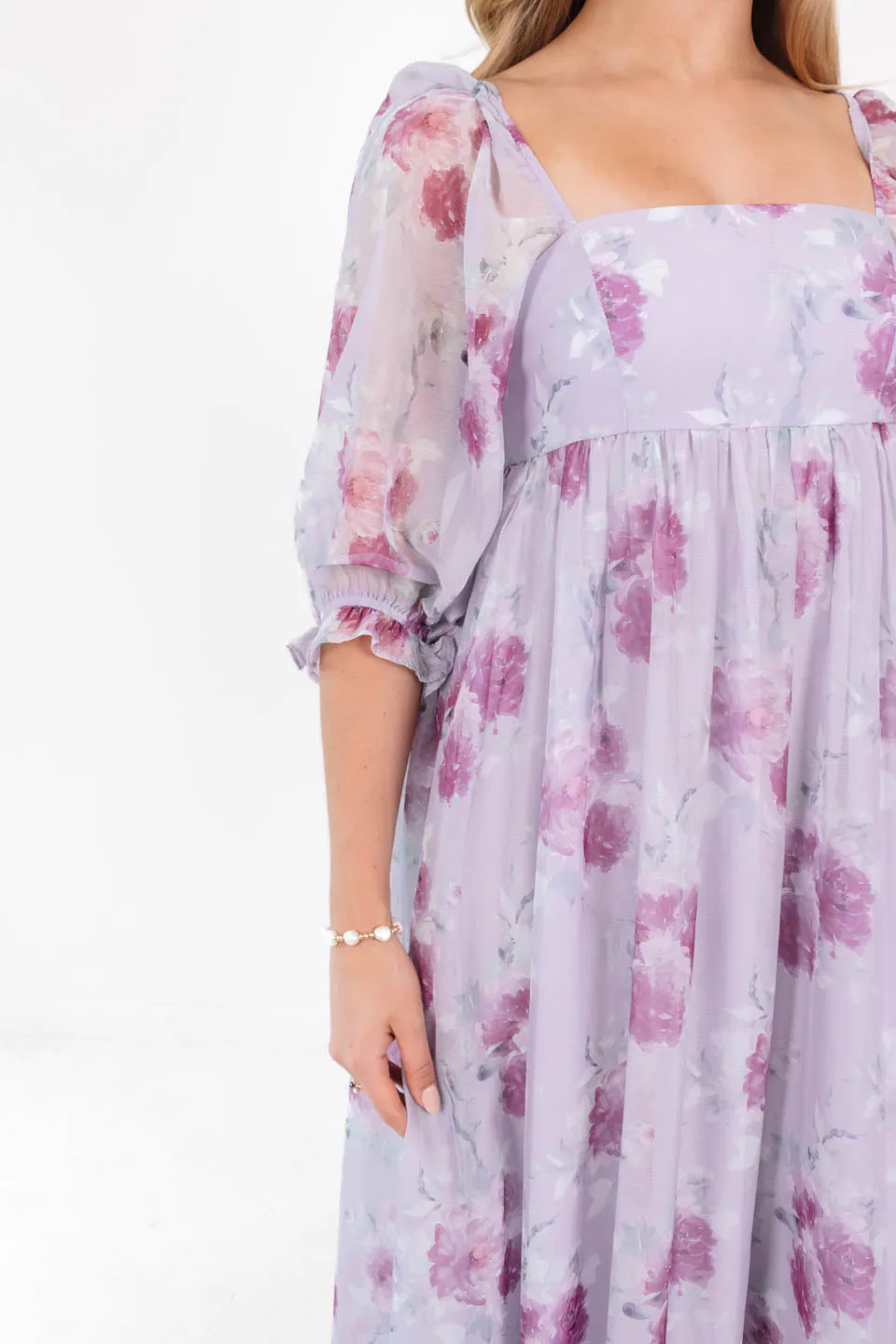 Double Take Midi Dress - Lavender