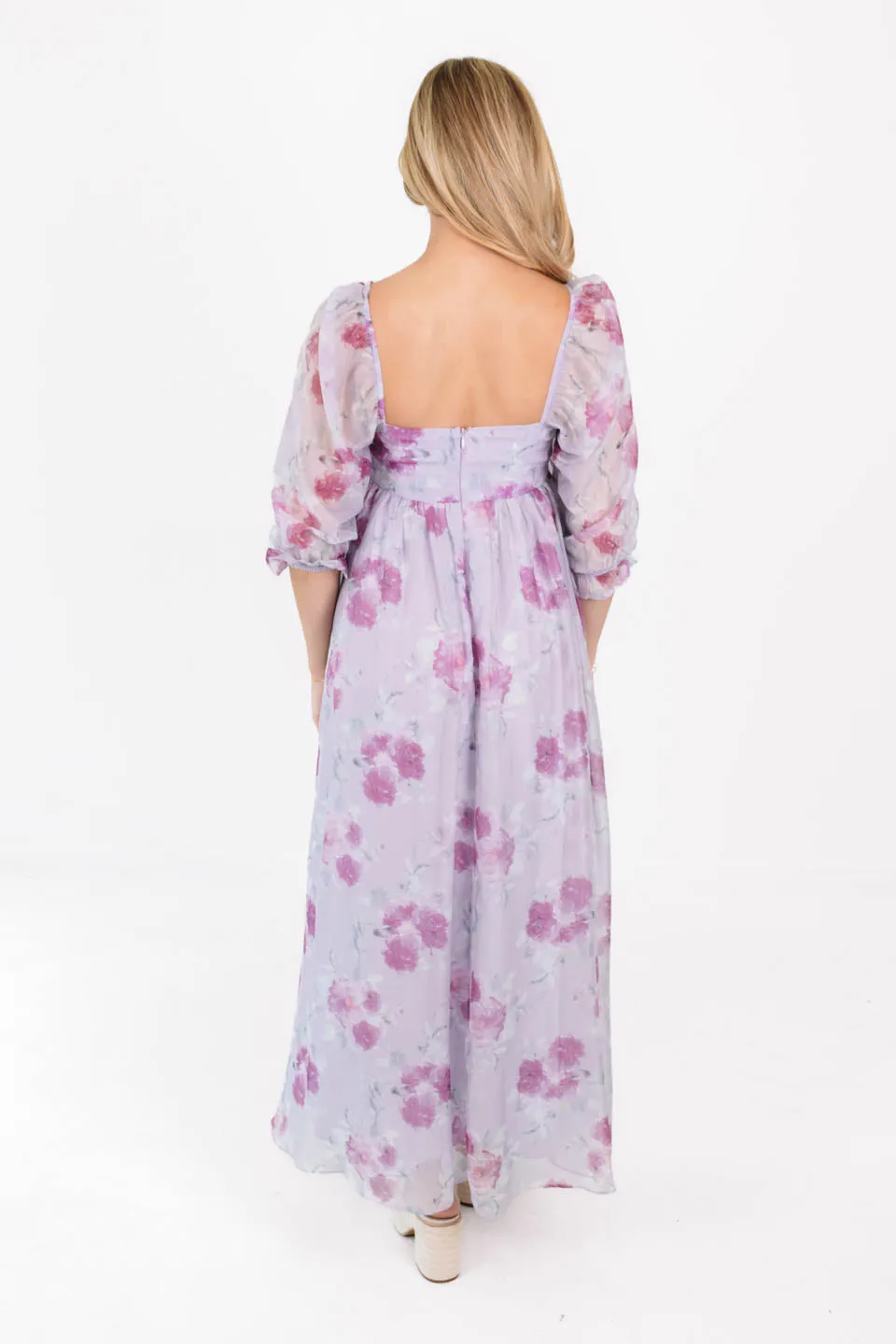 Double Take Midi Dress - Lavender