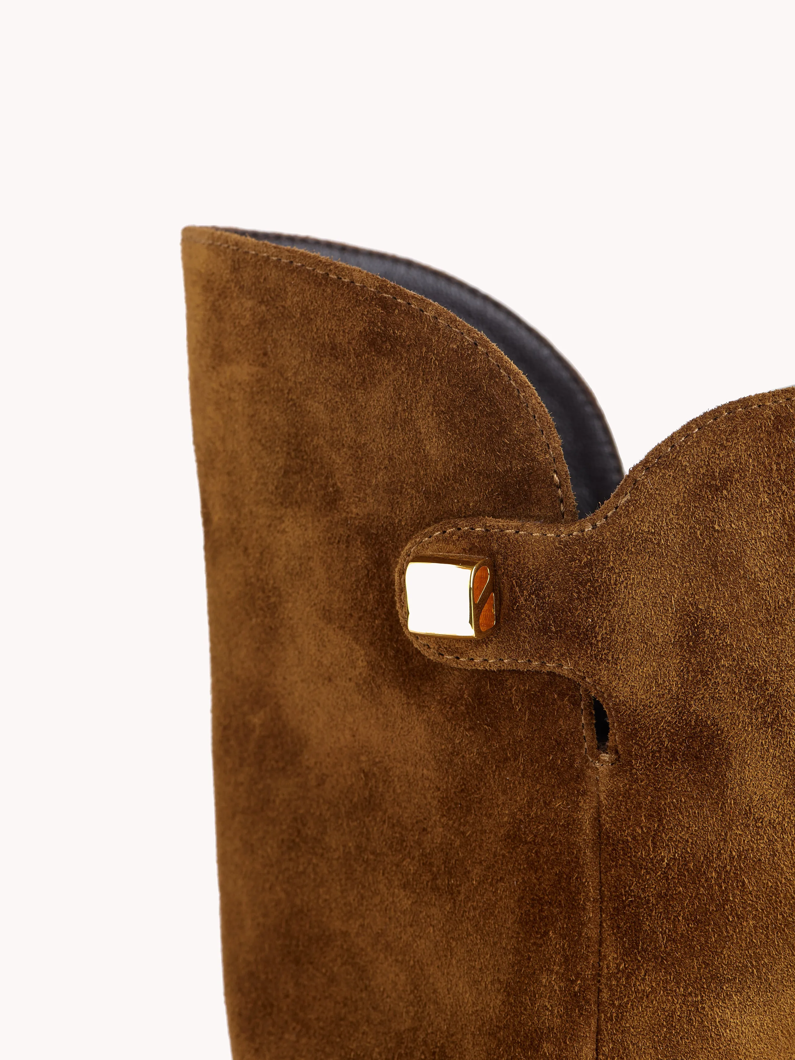 Gabriella High-heel Espresso Suede Ankle Boots