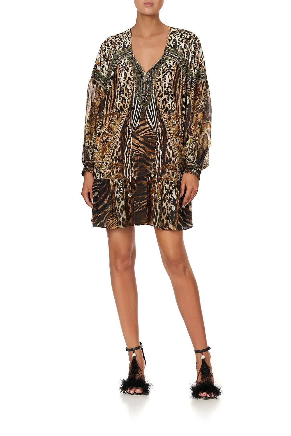 GATHERED YOKE DRESS BERKELEY ST AFTER DARK