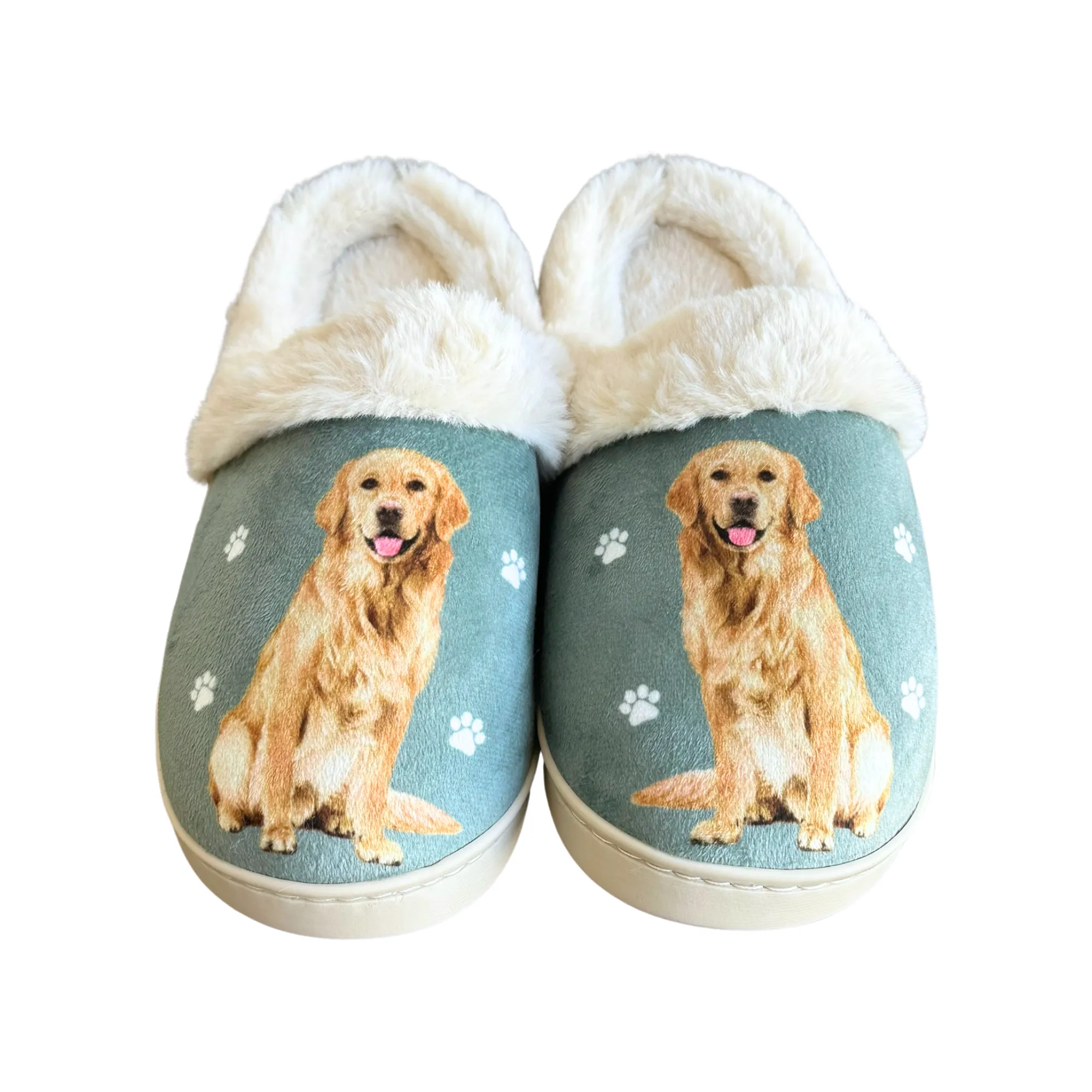 Golden Retriever Snuggs Slippers