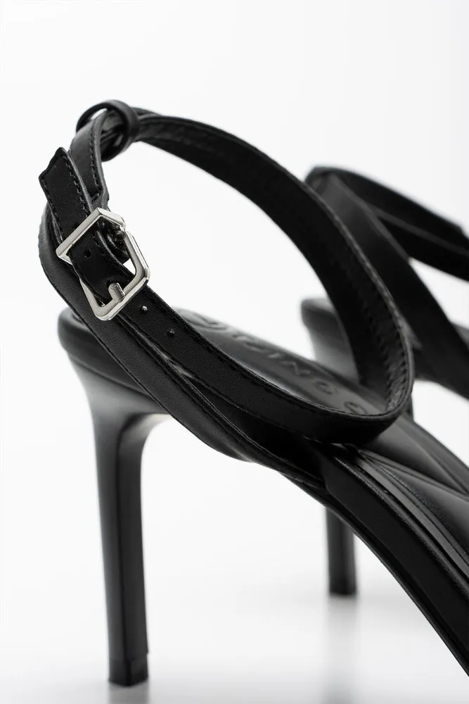 Heel Sandal Black