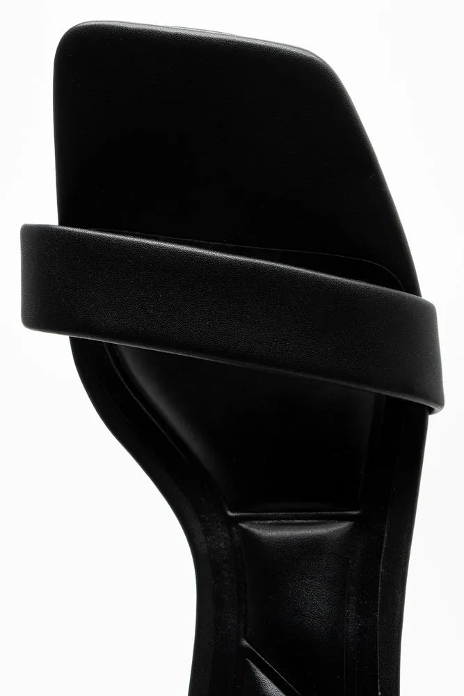 Heel Sandal Black
