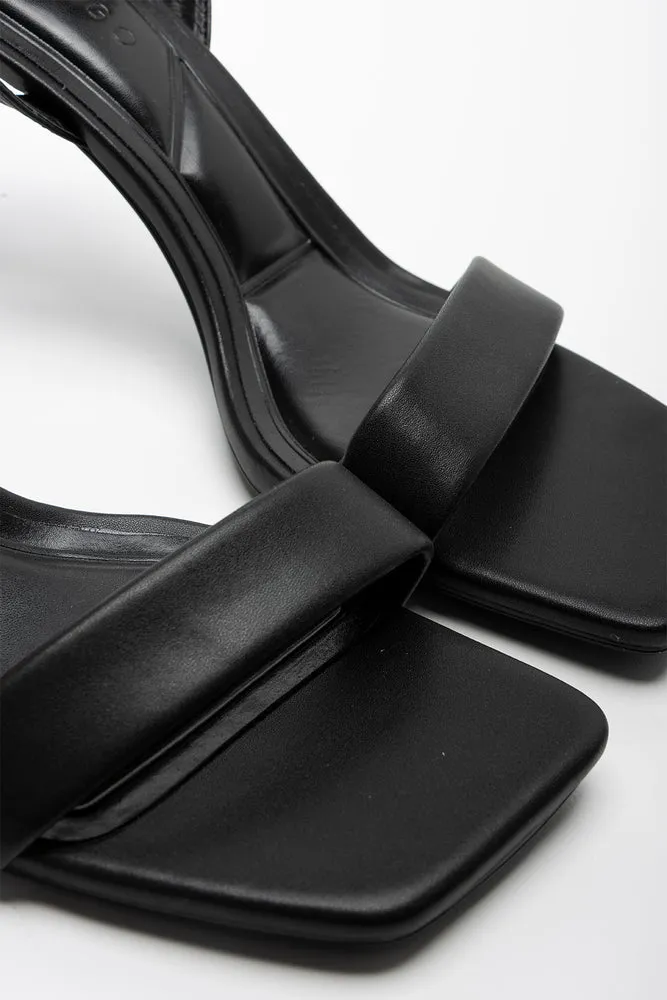 Heel Sandal Black
