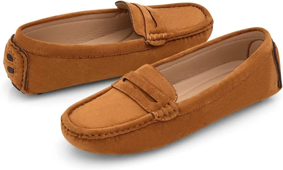 Herstyle Women's Loafers, Comfy Dressy Flats, Slip-On Penny Loafers & Moccasins with Cushioned Footbed, Lightweight Business Casual Shoes for Office, Walking & Travel (2025)