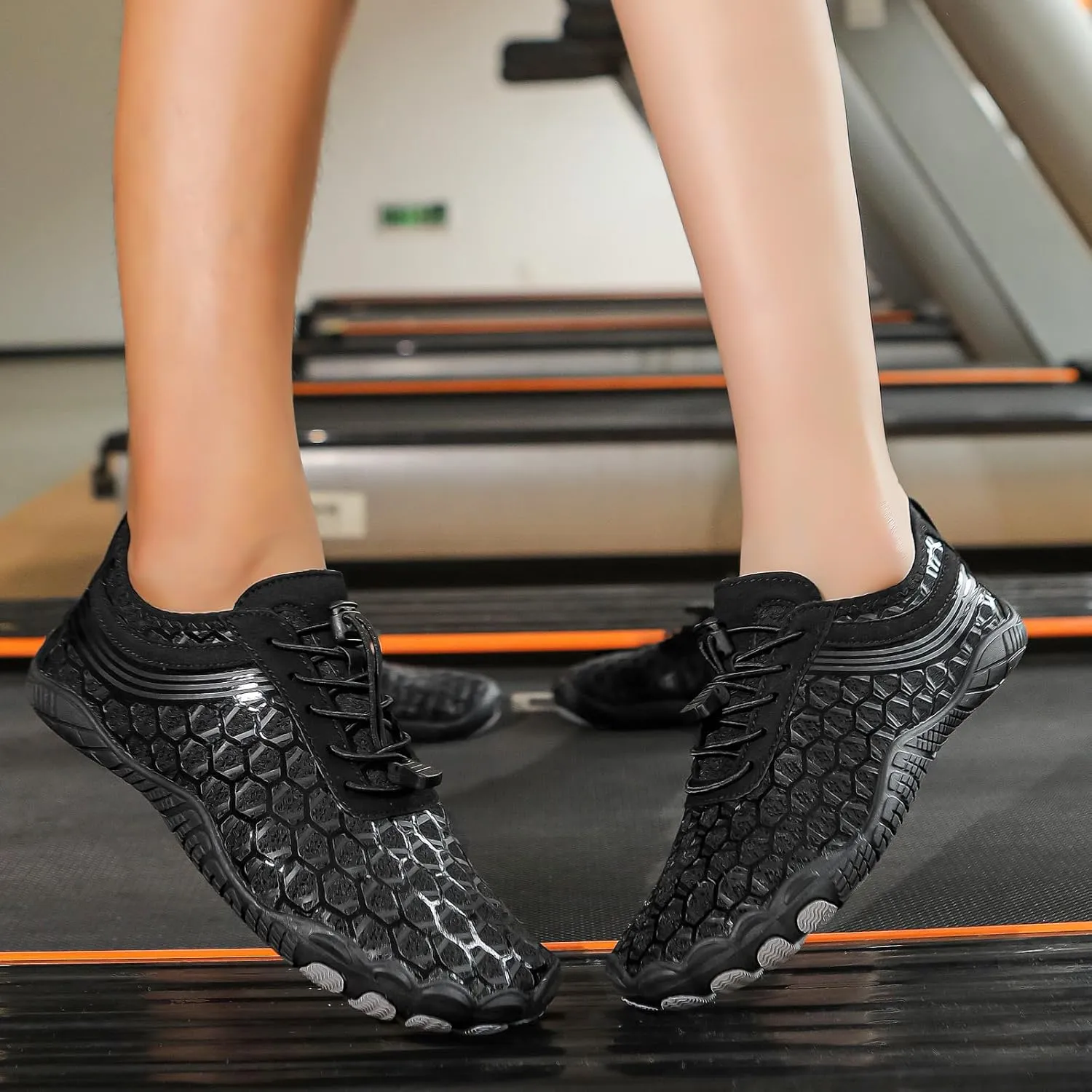 Hike Barefoot Shoes for Women Men Breathable Non-Slip Athletic Footwear Wide Toe Water Hiking Neuropathy Grounded Comfort Wear Pro Box Healthy Unisex Outdoor Beach Sneakers Diabetic Shoe
