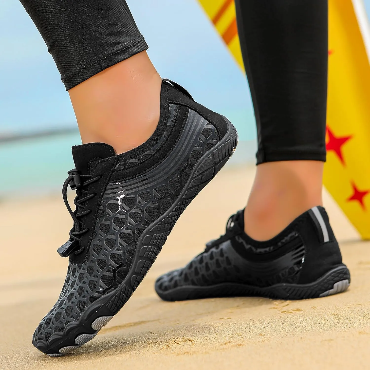 Hike Barefoot Shoes for Women Men Breathable Non-Slip Athletic Footwear Wide Toe Water Hiking Neuropathy Grounded Comfort Wear Pro Box Healthy Unisex Outdoor Beach Sneakers Diabetic Shoe