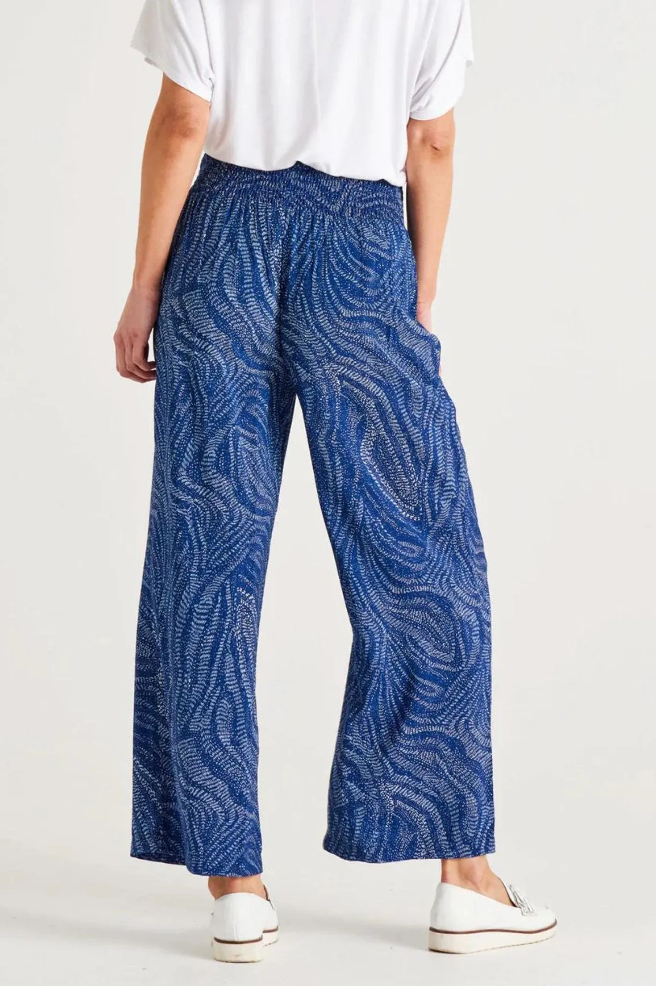 Justine Pants - Blue Print