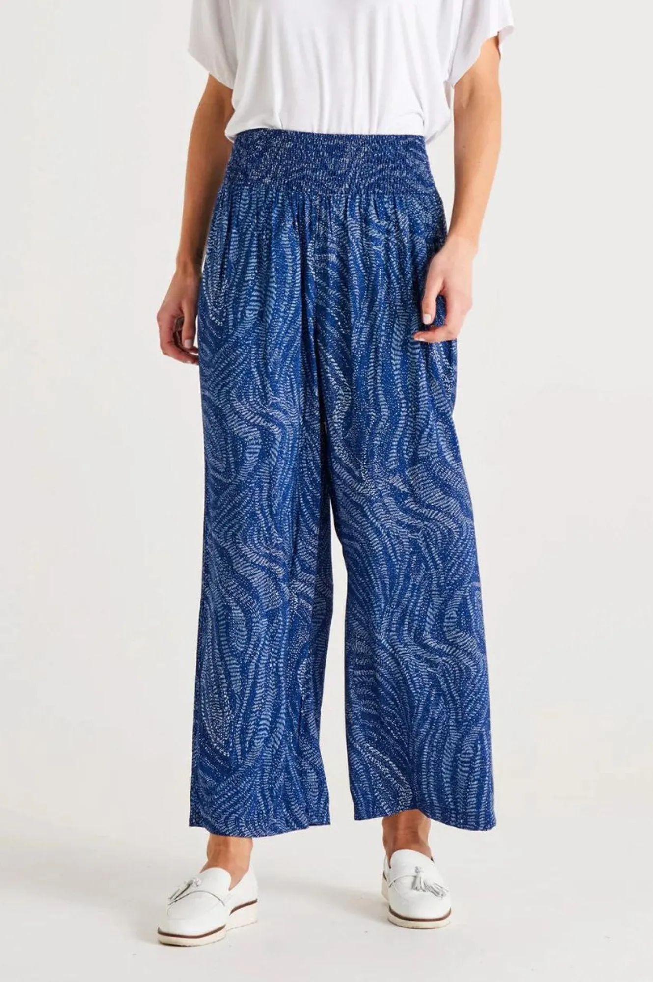 Justine Pants - Blue Print