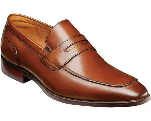 Loafers Sorrento Moc Toe Penny Loafer Florsheim, smooth cognac