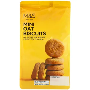 M&S Food Mini Oat Biscuits 100g