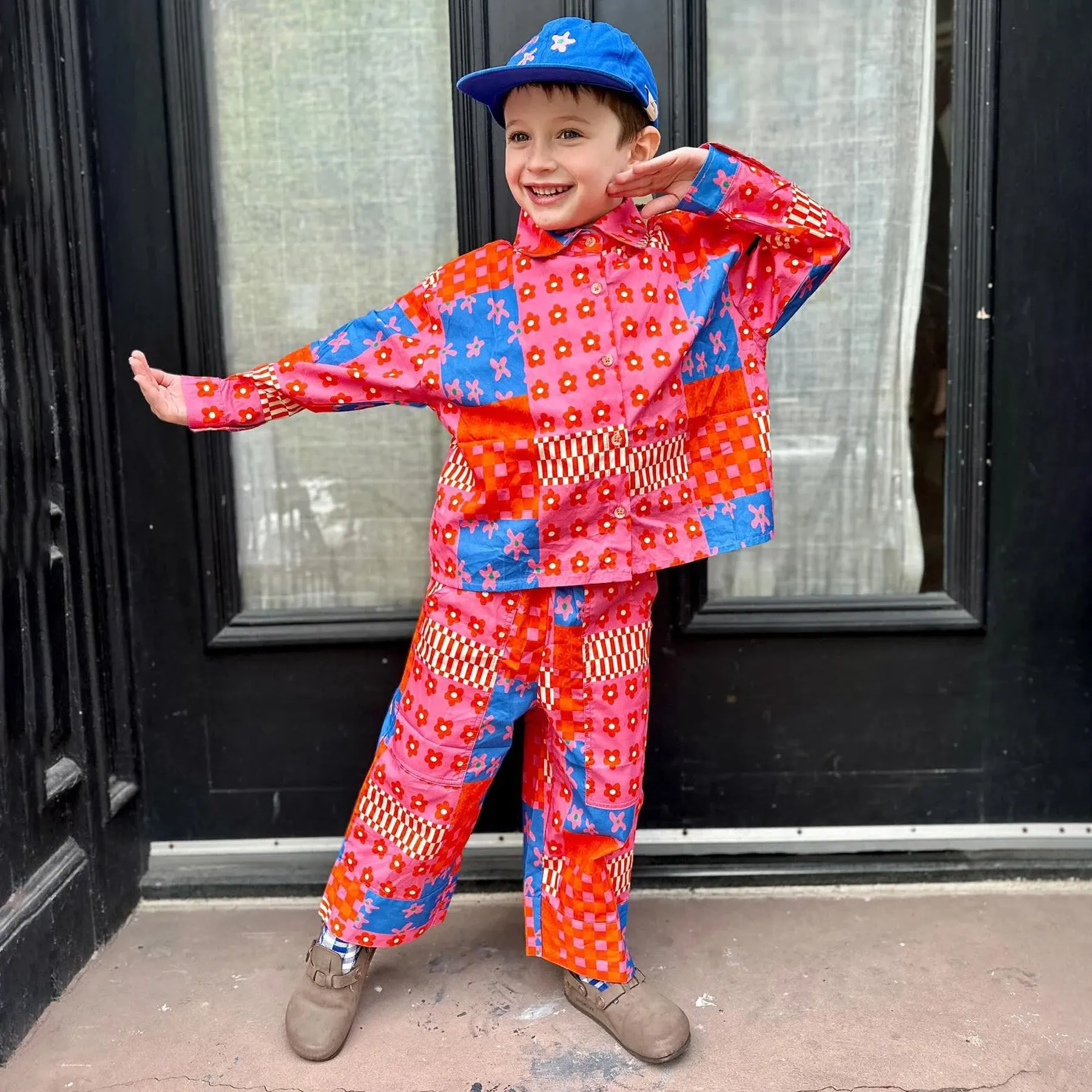 Pattern Patch Pants