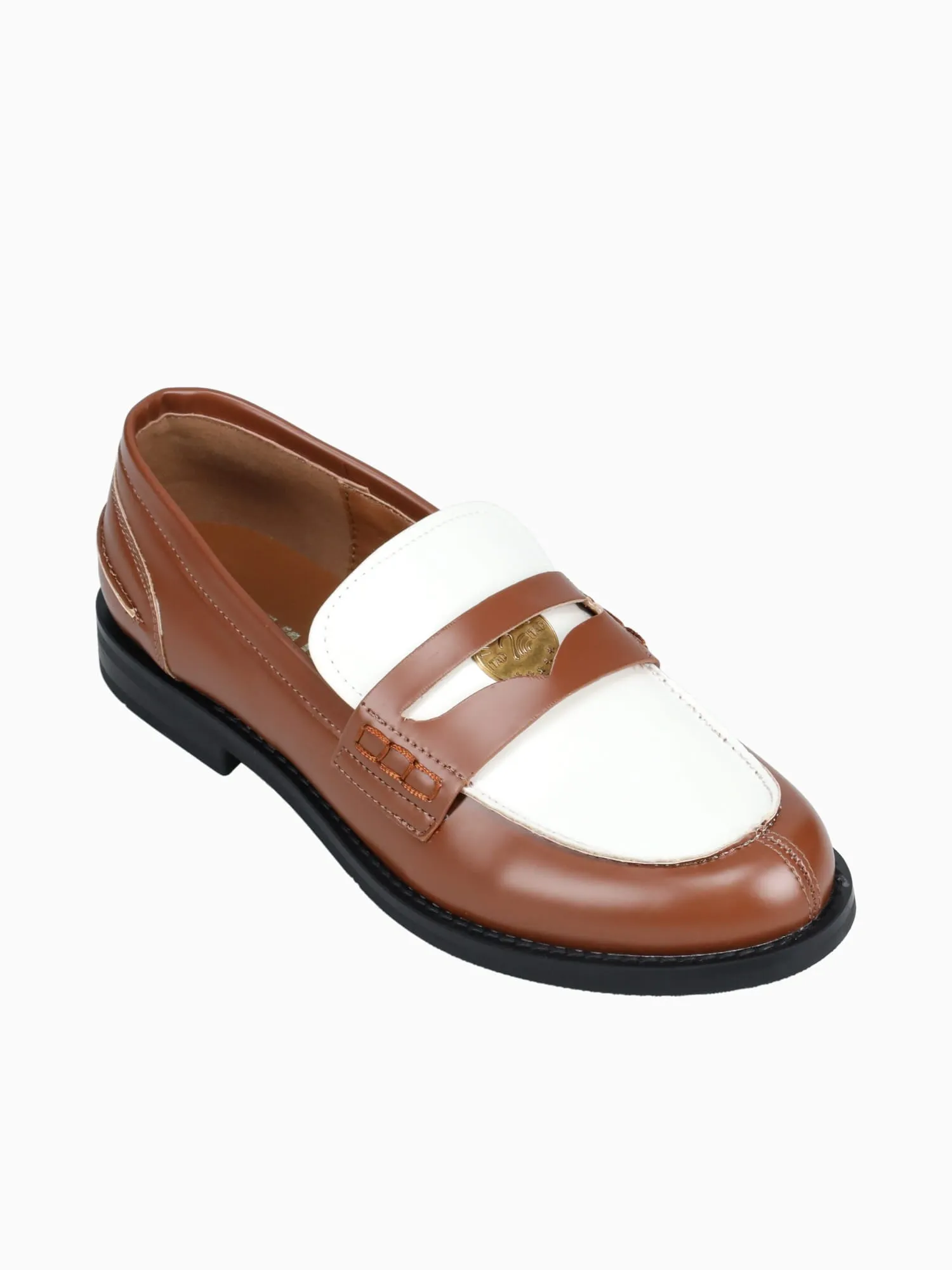 Penny Cognac White