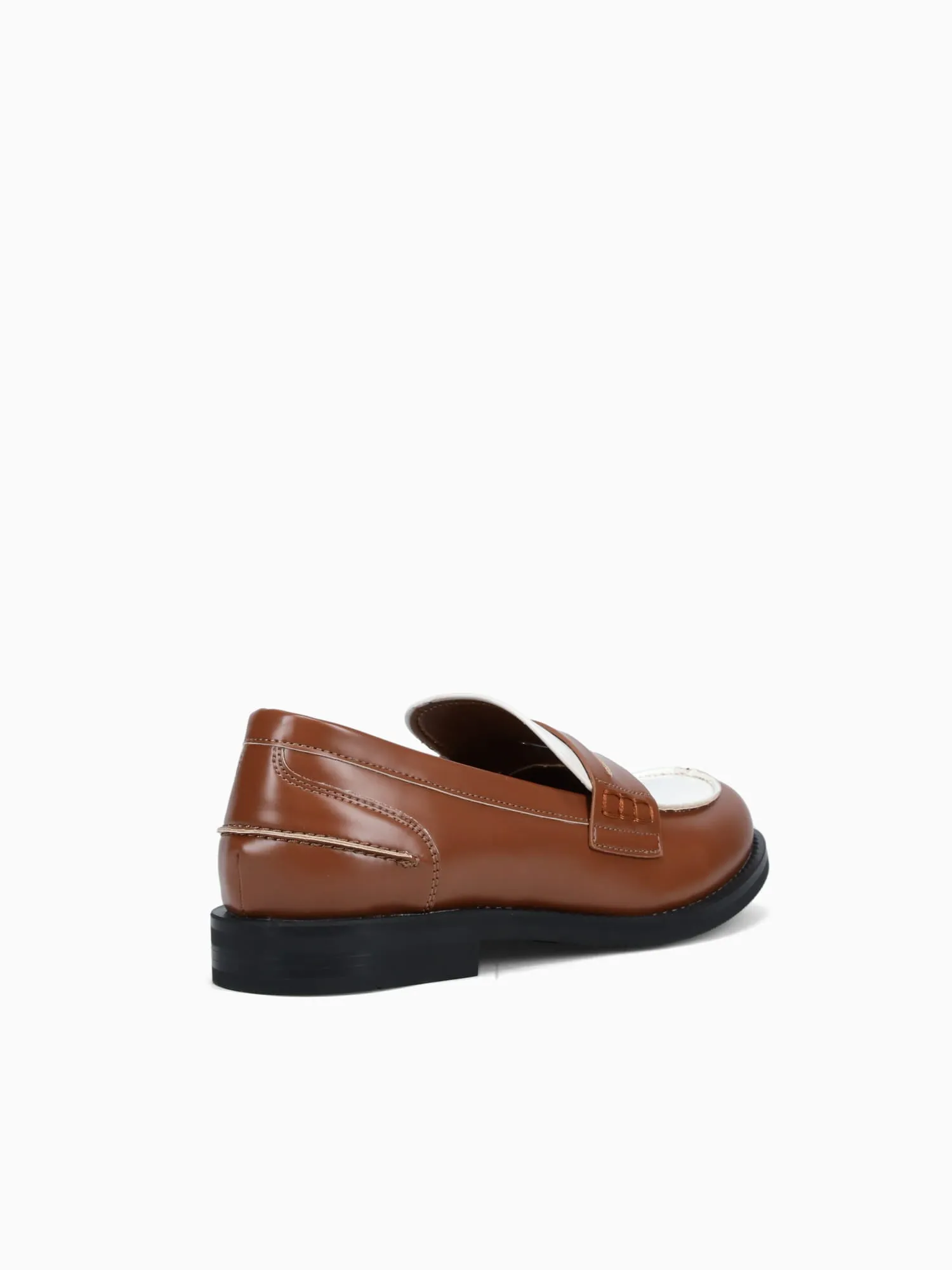 Penny Cognac White