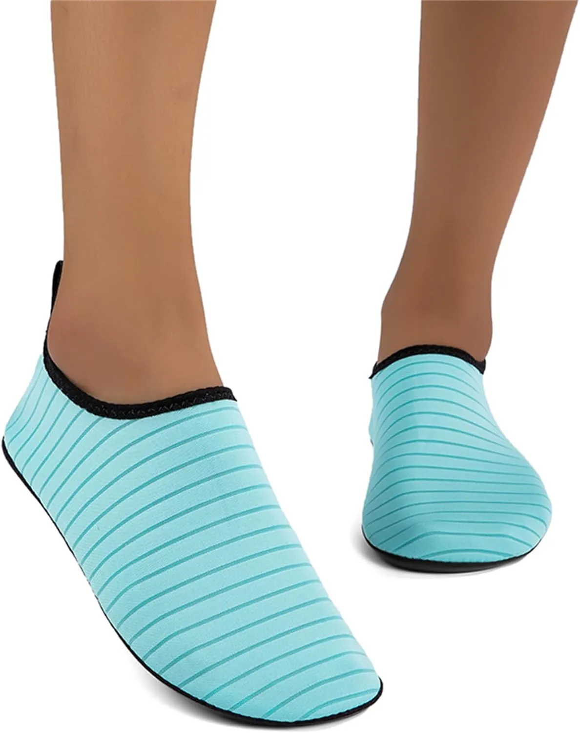 Pool Shoes for Women Water Aerobics Non Slip Wide Width Water Shoes Barefoot Aqua Socks Quick-Dry Non Slip Shoe Aqua Yoga Socks Slip On for Women Breathable Lightweight Beach Footwear