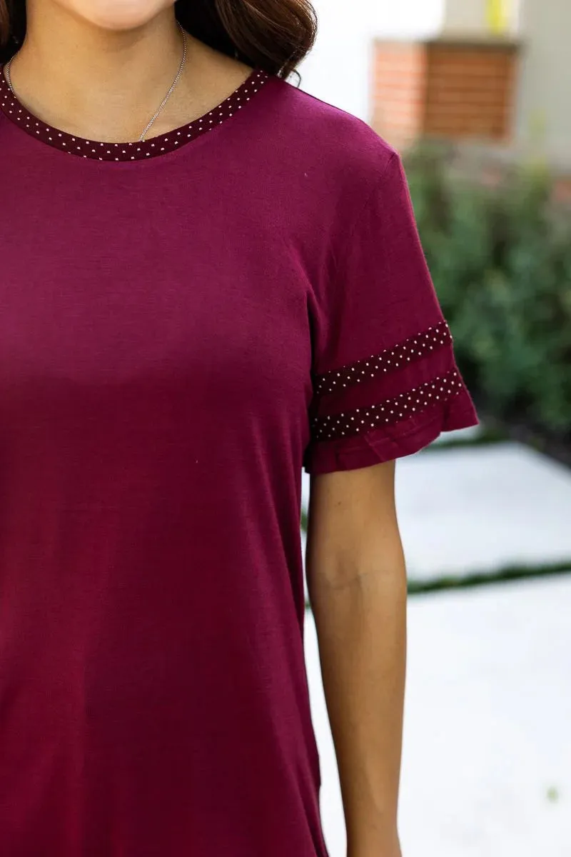 Right and Wrong Polka Dot Tee