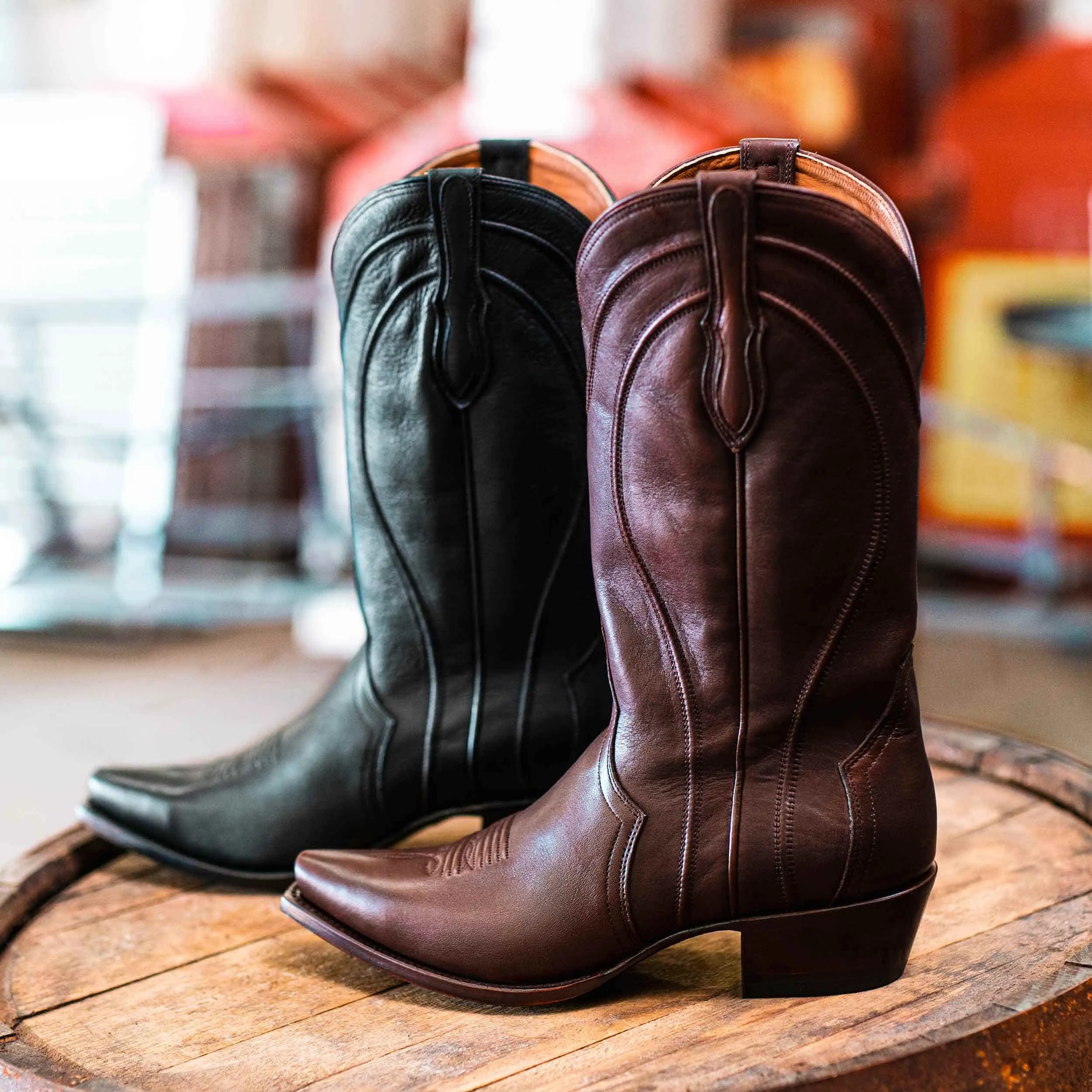 Rujo Boots Women's The Abby Saddle Calfskin Boots