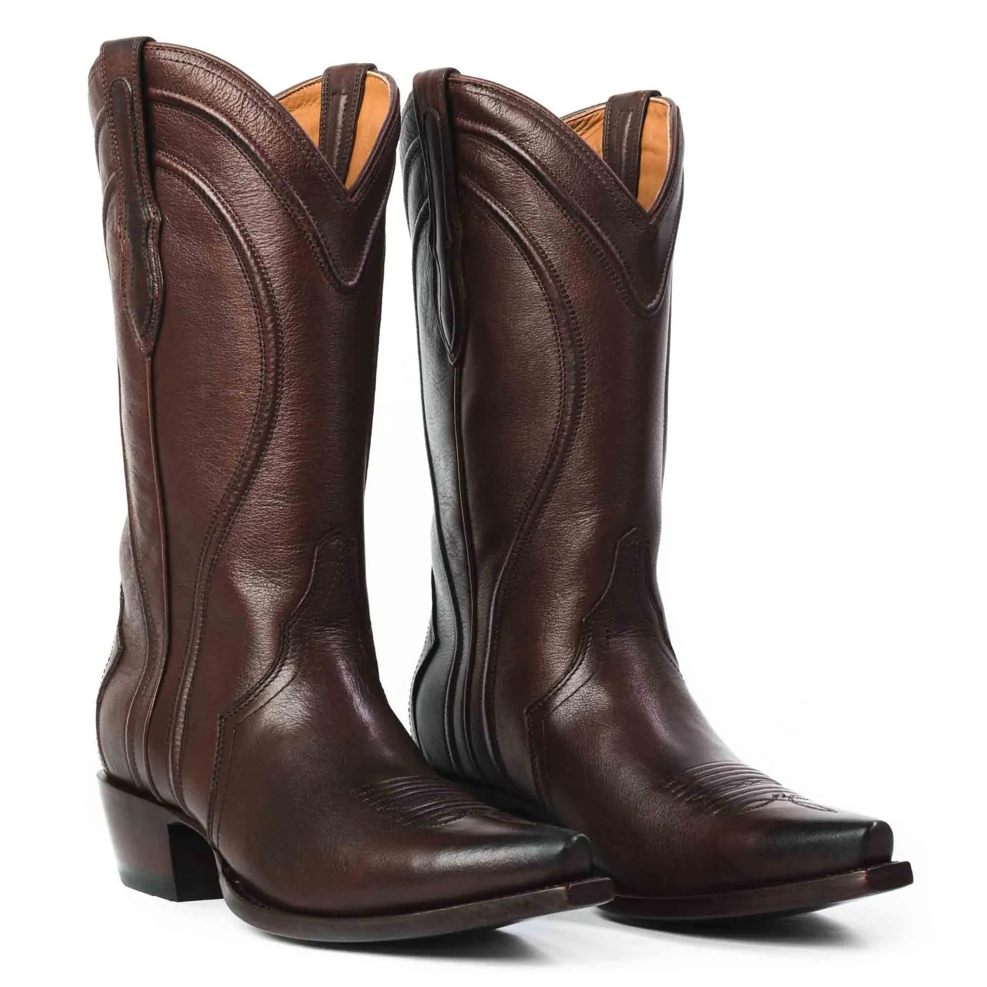 Rujo Boots Women's The Abby Saddle Calfskin Boots