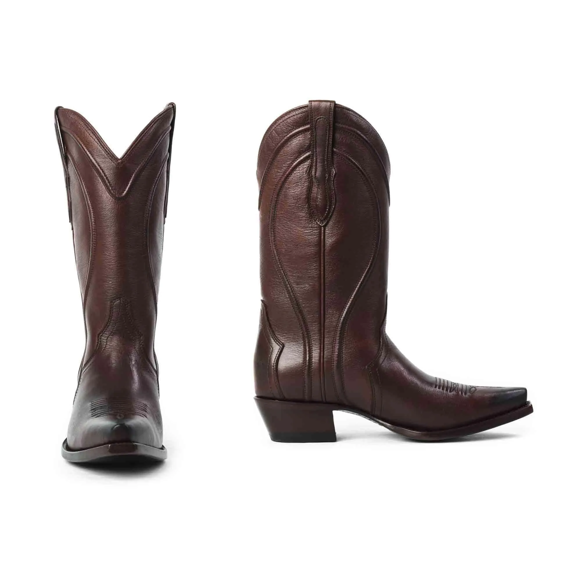 Rujo Boots Women's The Abby Saddle Calfskin Boots