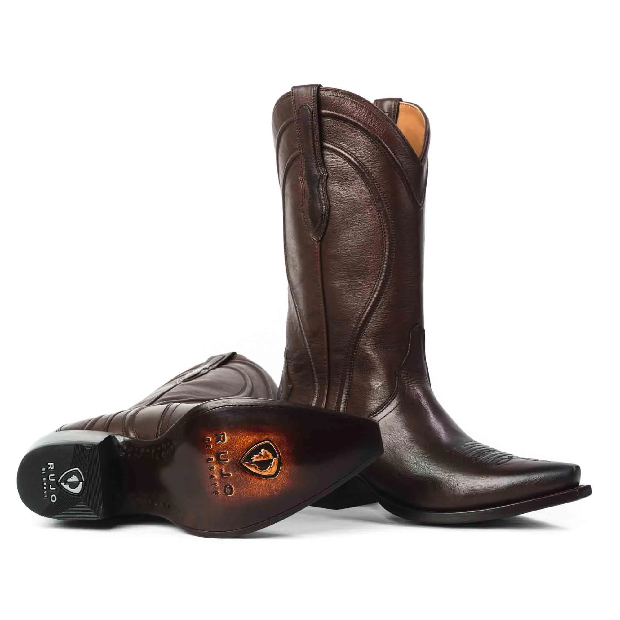 Rujo Boots Women's The Abby Saddle Calfskin Boots