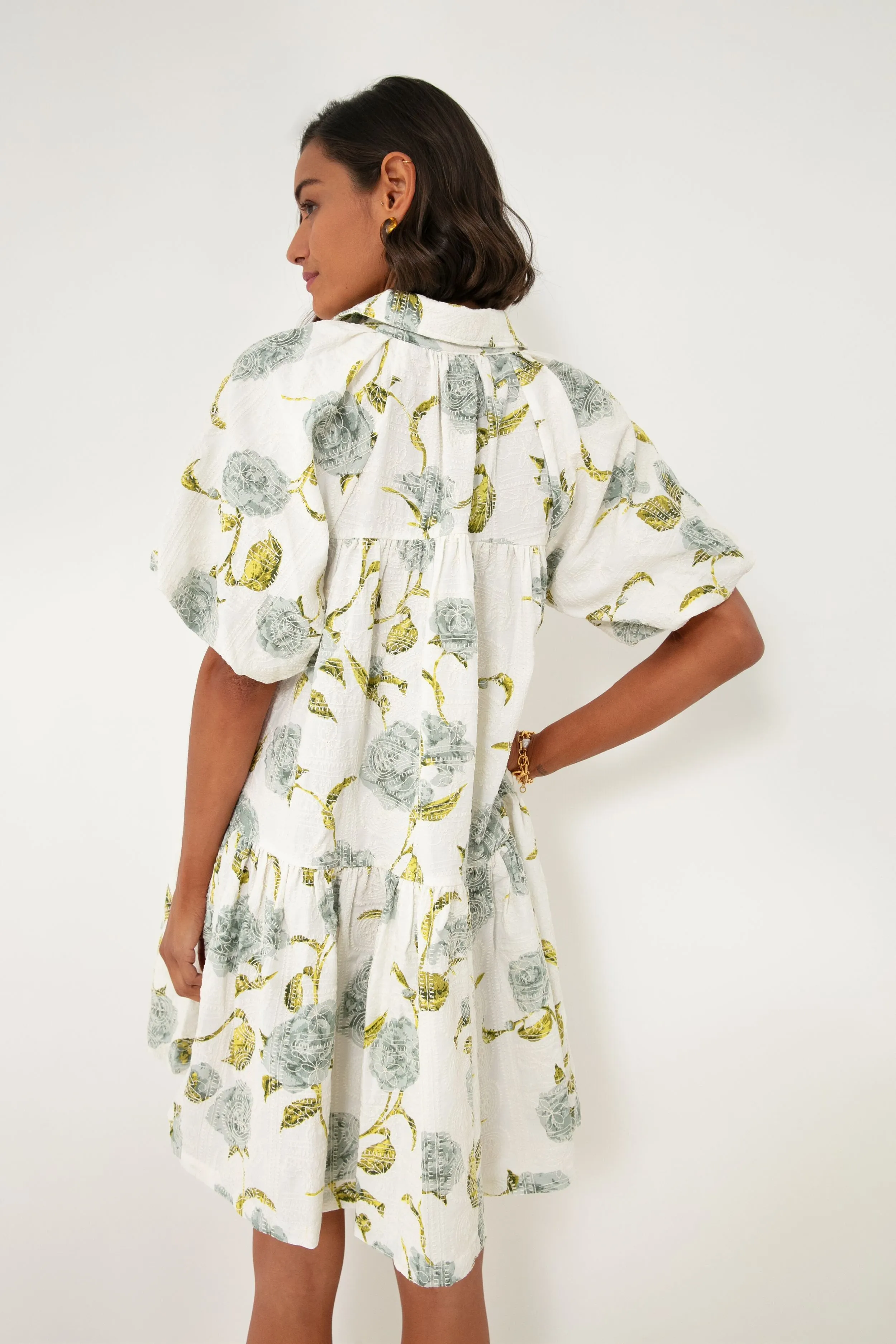 Sage Blue Jayla Shirt Dress