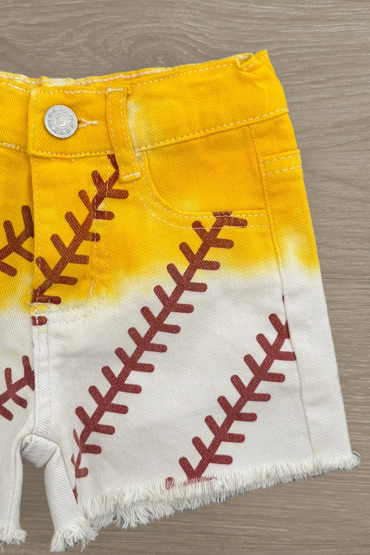 Softball Ombre Denim Short Set