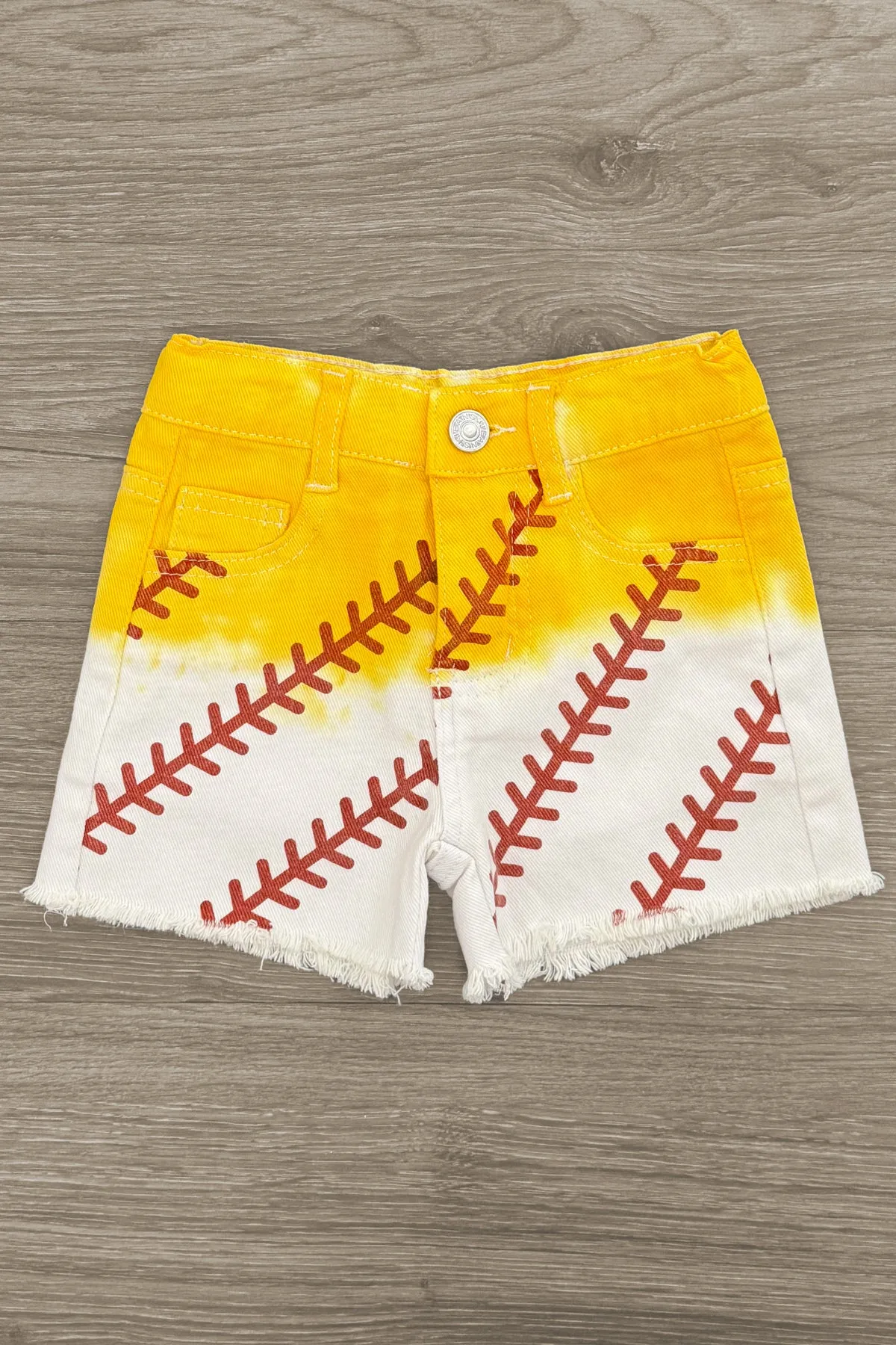 Softball Ombre Denim Short Set