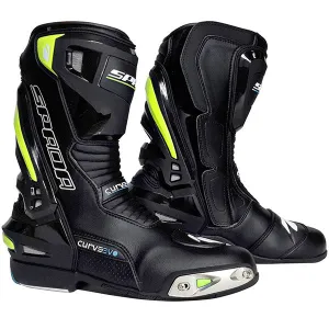 Spada Curve Evo Waterproof Boots - Black/Yellow