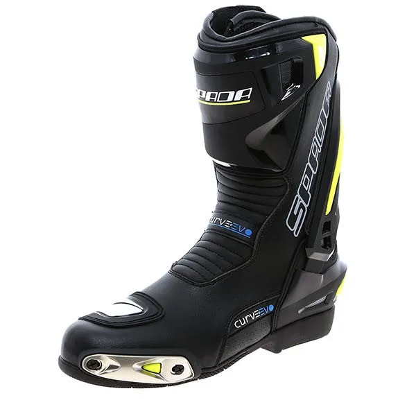 Spada Curve Evo Waterproof Boots - Black/Yellow