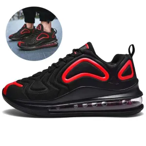 Stylish Casual Air Cushion Black Sneakers (Men)