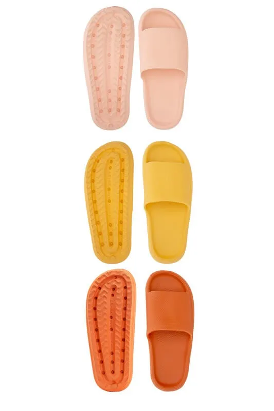 Unisex EVA Thick Sole Pillow Slippers Cloud Cushion Slides