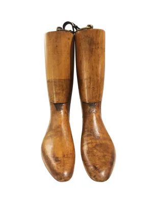 Vintage Wood Boots Form