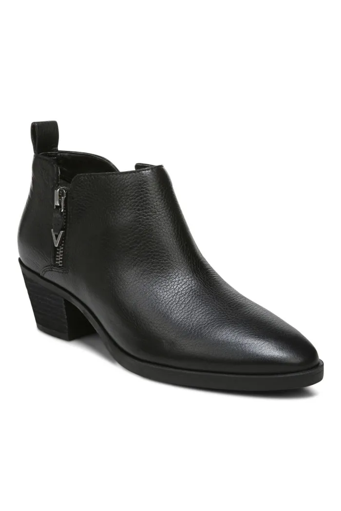 Vionic Cecily Boot in Black Tumbled