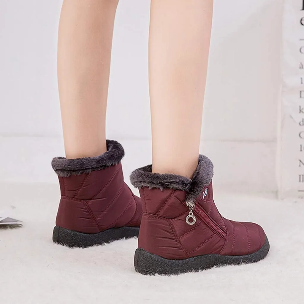 Waterproof Snow Boots for Women Cute Waterproof Non Slip Winter Boots Women Knee High Winter Boots for Women Non Slip Tall Snow Boots Waterproof Insulated Snow Boots for Waterproof