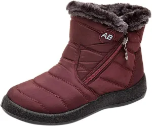 Waterproof Snow Boots for Women Cute Waterproof Non Slip Winter Boots Women Knee High Winter Boots for Women Non Slip Tall Snow Boots Waterproof Insulated Snow Boots for Waterproof
