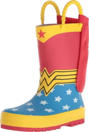Western Chief Kids Womens Wonder Woman Rain Boot (Toddler/Little Kid/Big Kid)