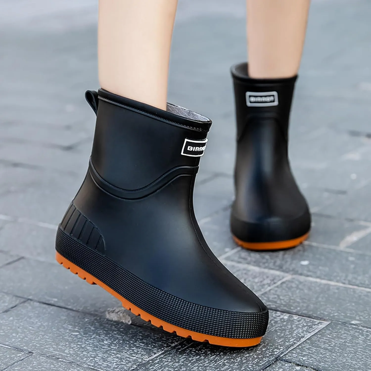 Womens Rain Boots Womens Rubber Boots Comfort Waterproof for Boating Fishing Gardening Farming Rain Shoes