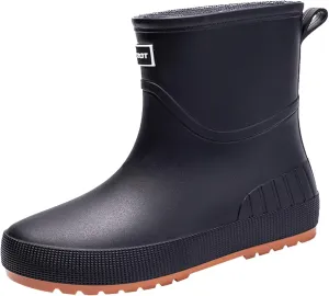 Womens Rain Boots Womens Rubber Boots Comfort Waterproof for Boating Fishing Gardening Farming Rain Shoes